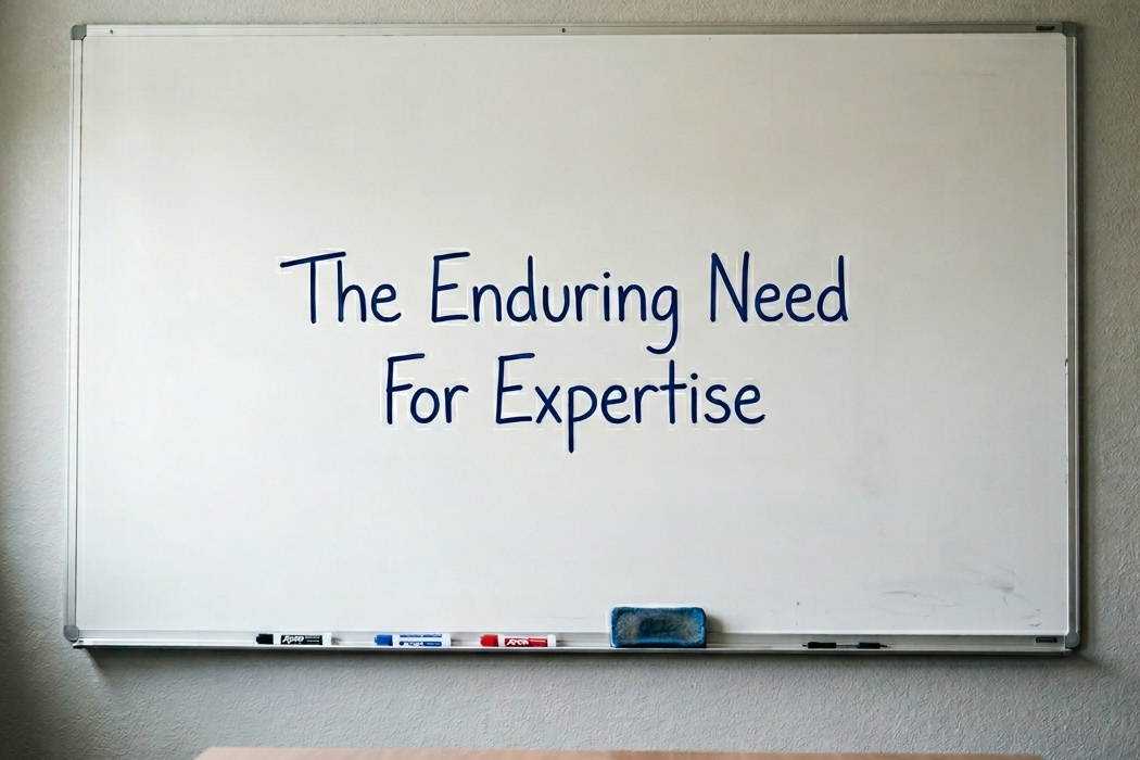 The Enduring Need For Expertise